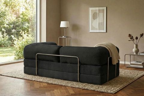 LEGOM YATAKLI AKTİVİTE KÖŞE KOLTUK SİYAH, 200X200