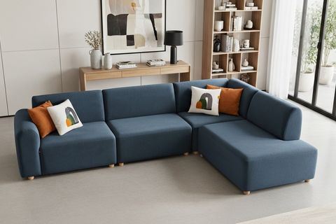 BRUSSELS SAĞ KÖŞE KOLTUK, MAVİ