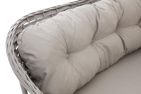 KARDELEN RATTAN İKİLİ OTURMA GRUBU, GRİ