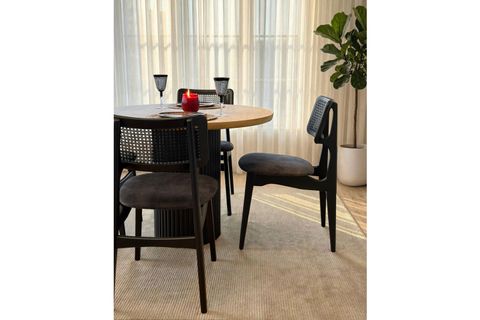 ELORA ÇİZİLMEZ MASA TAKIMI, 90X90