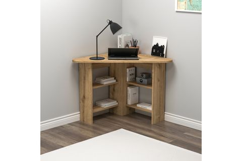 CORNER KÖŞE RAFLI ÇALIŞMA BİLGİSAYAR MASASI, SAFİRMEŞE