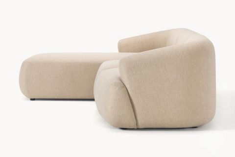 MİLA KETEN KÖŞE KOLTUK, SOL KÖŞE, BEJ