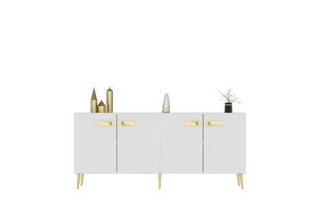 RİVA KONSOL, BEYAZ, 4 KAPAKLI