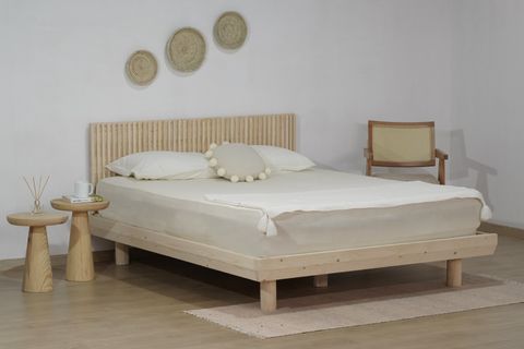 LUNA HENDRİCK AHŞAP KARYOLA, NATURAL, 90X200