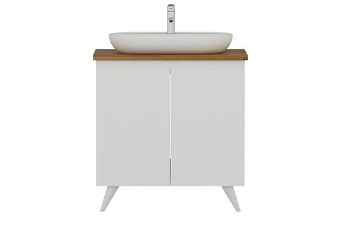 NİKA BANYO DOLABI ALT 85CM AY2K TZG BEYAZ