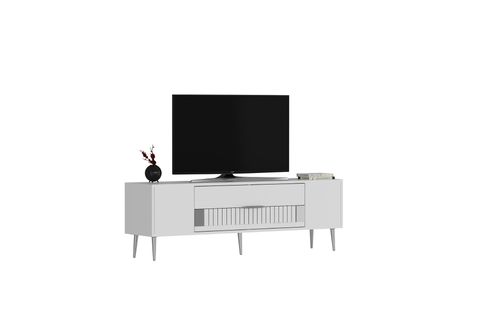 DEKOLP TV SEHPASI, 4CT, BEYAZ GÜMÜŞ