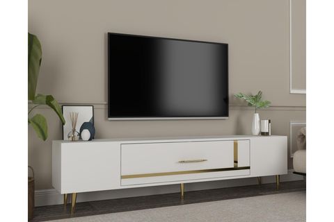 DEKOP TV SEHPASI, 1CT, BEYAZ ALTIN