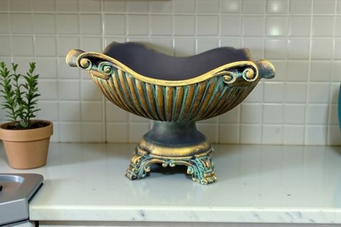 ANTİK GONDOL MEYVELİK SUNUMLUK DEKORATİF OBJE