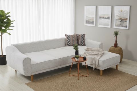 SWEN KÖŞE KOLTUK, KREM, SAĞ KÖŞE