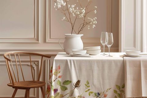 YABANİ TOHUMLAR PAMUK MASA ÖRTÜSÜ, 150X200 CM