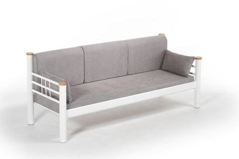 KAPPİS DK METAL SOFA SEDİR BEYAZ 70X200CM