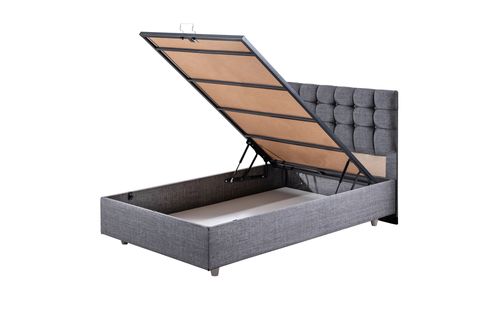 VENEDİK BAZA BAŞLIK LETTO YATAK SETİ, GRİ, 100X200