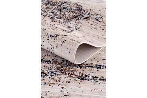 KOZA NOSTALGİA BEJ LACİVERT SALON HALISI A3010C, 100X300