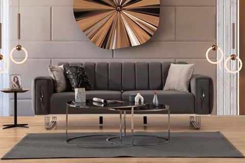 Beliz Üçlü Koltuk, Antrasit