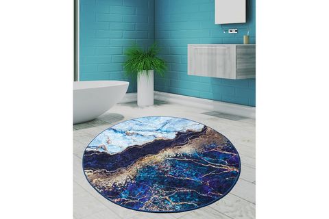 OCEAN DJT YUVARLAK DİJİTAL BASKI HALI 100X100