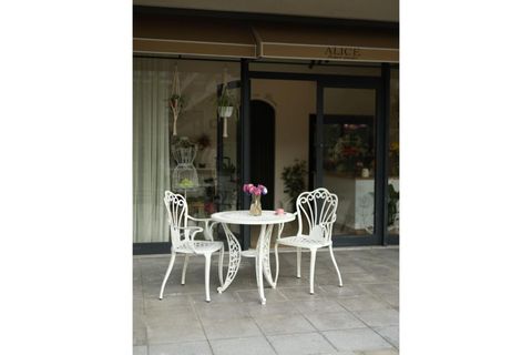 İSTANBUL BAHÇE BALKON ÇAY SETİ, BEYAZ