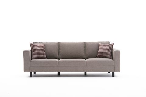 KALE SERİSİ ÜÇLÜ KOLTUK, KETEN, KREM