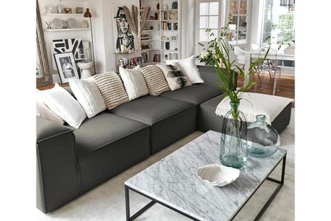 LENA KETEN MODÜLER KÖŞE KOLTUK, ANTRASİT