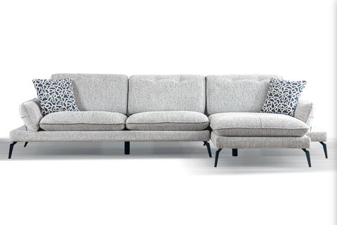 COSY KÖŞE KOLTUK, METAL AYAK, SAĞ KÖŞE, AÇIK GRİ