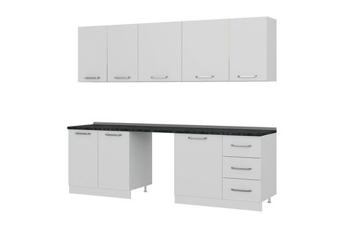 MİNAR 255 CM MUTFAK DOLABI BEYAZ 255 B9
