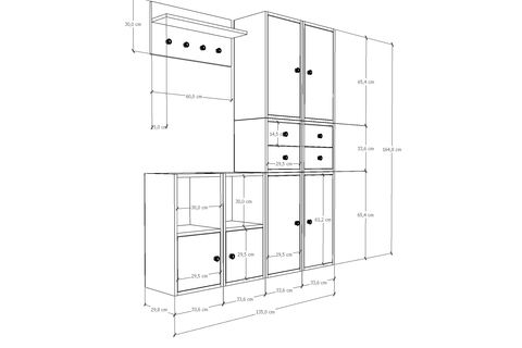 BERA PORTMANTO, KAPAKLI ÇEKMECELİ, PRT_1037_Ç