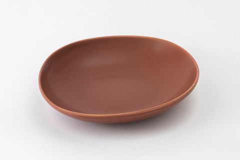 KİTCHEN ESSENTİALS STONEWARE MAT ÇUKUR YEMEK TABAĞI 22 CM, KİREMİT, ALTILI SET