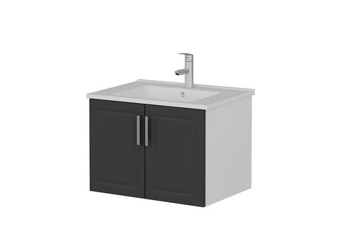 SANYA BANYO DOLABI ALT 65CM AS2K ETJ BEYAZ ANTRASİT
