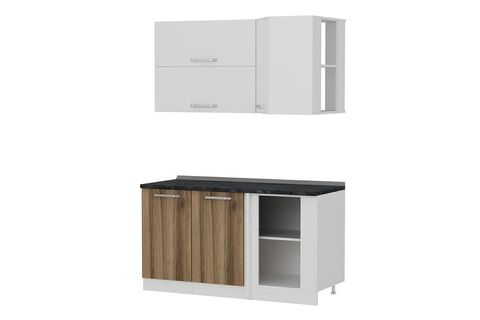 MİNAR 150CM KÖŞE MUTFAK DOLABI BEYAZ DORE K150D2