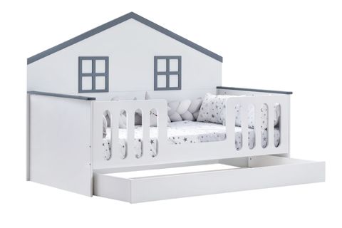 BELLO YAVRULU MONTESSORİ YATAK, GRİ