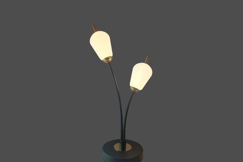 EBRU MASA LAMBASI, SİYAH