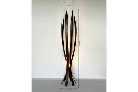 HEDRA İSKANDİNAV TARZI AHŞAP LAMBADER, CEVİZ