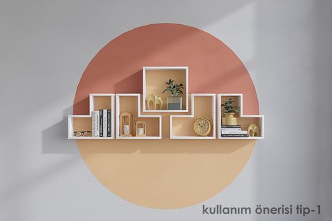 ELITRA DUVAR RAFI, BEYAZ