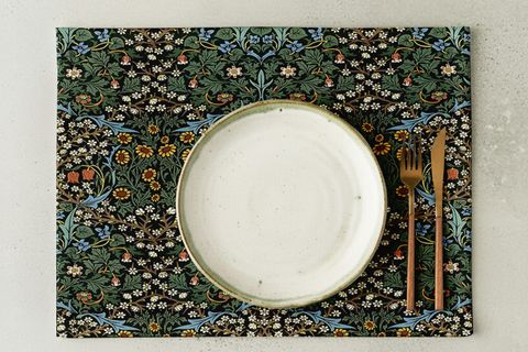 GECE ÇİÇEKLERİ PAMUKLU DÖRT ADET AMERİKAN SERVİSİ