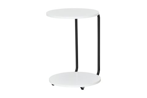 VİLİNZE ÇOK AMAÇLI METAL C SEHPA, PUF SETİ, GRİ