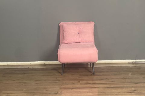 BERTA CONCEPT HERAKLES MEKANİZMALI KATLANIR YATAK OLABİLEN TEKLİ KOLTUK, PEMBE