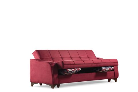 LEXİ ÜÇLÜ KOLTUK, BORDO