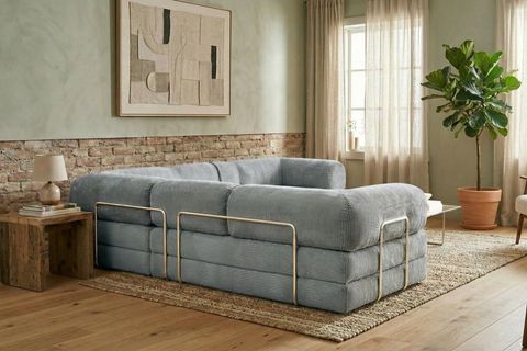 LEGOM MODÜLER YATAKLI AKTİVİTE KÖŞE KOLTUK GRİ, 200X300