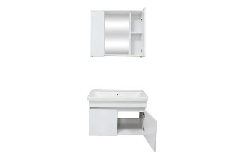 KAREN BANYO KOZA BANYO DOLABI SETİ, 80 CM, BEYAZ