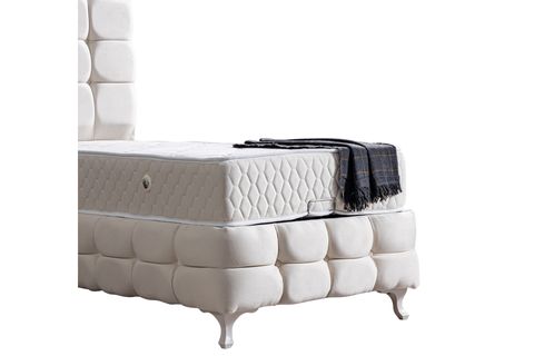 DUKE LUX BAZA BAŞLIK SETİ, KREM, 90X200