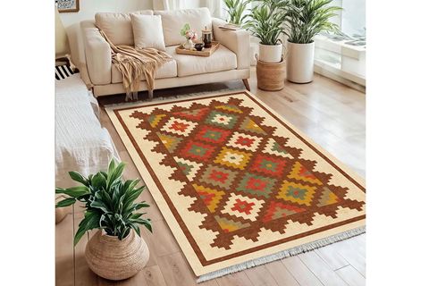OTANTİK KAHVE DOKUMA TABAN HALI, 465 YNG, 150X230 CM