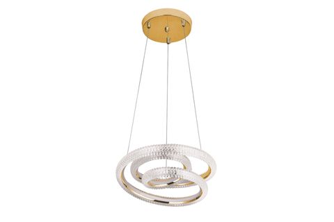 LİNA LED AVİZE, GOLD, 30 CM