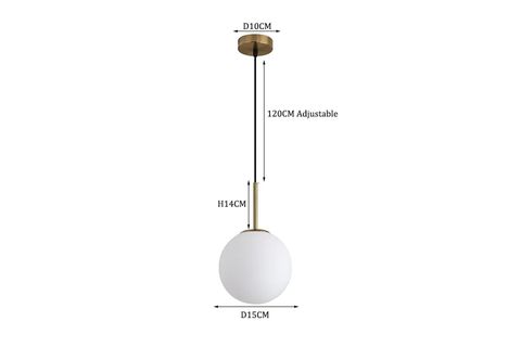 ARİEL ESKİTME MODERN AVİZE GOLD KASALI,  BEYAZ CAMLI