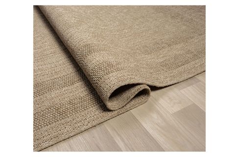 QUEEN SERİSİ JÜT HASIR GÖRÜNÜMLÜ DOKUMA MAKİNE HALISI, BEJ, 100X200, 668