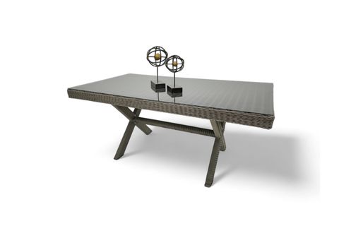 PREMİUM OKYANUS RATTAN BAHÇE YEMEK MASASI TAKIMI, 7 KİŞİLİK