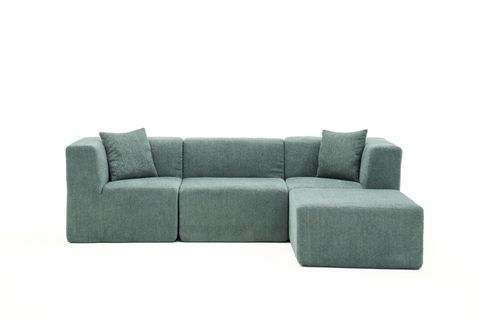 RAKS SERİSİ MODULER FUUL SÜNGER KÖŞE KOLTUK, SAĞ VE SOL, YEŞİL