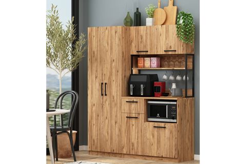 ERVİN TİBA ATLANTİK ÇAM AİRFRY ÇOK AMAÇLI KİLER DOLABI