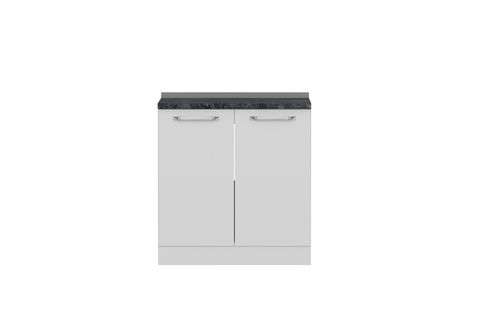 MİNAR 80 CM MUTFAK DOLABI BEYAZ 80-B1-ALT MODÜL
