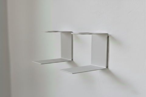 İKİLİ GALVANİZ METAL SIVI SABUNLUK ASKISI, AÇIK GRİ, 5125 CM