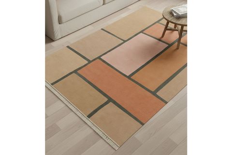 RENKLİ BASKILI DOKUMA TABAN HALI, 144 YNG, 150X230 CM