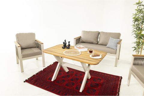 CAPELLA İKİLİ BAHÇE OTURMA GRUBU, KREM